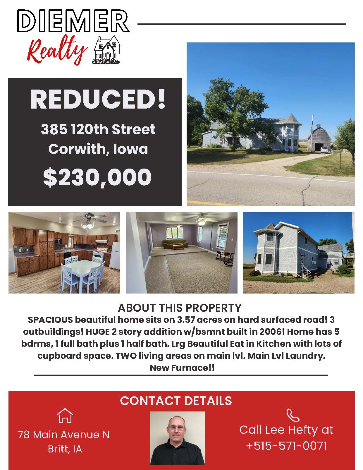 Featured Properties Diemer Realty North Central Iowa