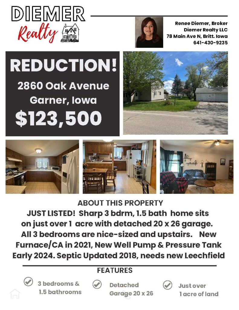Featured Properties Diemer Realty North Central Iowa